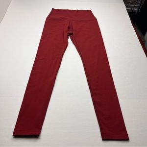 KiraGrace Womens Size Small Burgundy Legging High Waist‎ Athletic Workout Gym